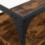 Mueble TV cristal y madera ingeniería roble ahumado 98x35x51 cm de , Muebles TV - Ref: Foro24-846066, Precio: 78,48 €, Descue...