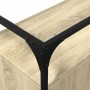 Aparador cristal y madera ingeniería roble Sonoma 98x35x81 cm de , Aparadores - Ref: Foro24-846070, Precio: 97,99 €, Descuent...