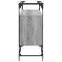 Aparador cristal y madera ingeniería gris Sonoma 98x35x81 cm de , Aparadores - Ref: Foro24-846072, Precio: 92,75 €, Descuento: %