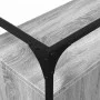 Aparador cristal y madera ingeniería gris Sonoma 98x35x81 cm de , Aparadores - Ref: Foro24-846072, Precio: 92,75 €, Descuento: %