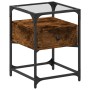 Mesitas noche 2 uds madera ingeniería roble ahumado 40x40x55 cm de , Mesitas de noche - Ref: Foro24-846079, Precio: 83,30 €, ...