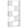 Librería 5 estantes madera ingeniería blanco 80,5x23,5x162,5 cm de , Librerías y estanterías - Ref: Foro24-852771, Precio: 49...