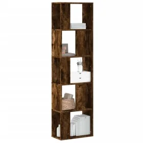 Librería de 5 niveles madera ingeniería roble ahumado de , Librerías y estanterías - Ref: Foro24-852784, Precio: 51,82 €, Des...