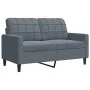 Juego de sofás con cojines 3 piezas terciopelo gris oscuro de , Sofás - Ref: Foro24-3278352, Precio: 609,46 €, Descuento: %