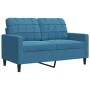 Juego de sofás con cojines 2 piezas terciopelo azul de , Sofás - Ref: Foro24-3278400, Precio: 545,98 €, Descuento: %