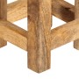 Mesas apilables 3 piezas madera maciza de mango rugosa de , Mesas auxiliares - Ref: Foro24-358502, Precio: 87,91 €, Descuento: %