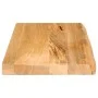 Tablero de mesa borde natural madera maciza mango 60x40x2,5 cm by , Table tops - Ref: Foro24-370440, Price: 46,11 €, Discount: %