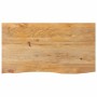 Tablero de mesa borde natural madera maciza mango 100x60x2,5 cm de , Tableros para mesas - Ref: Foro24-370454, Precio: 107,05...