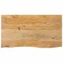 Tablero de mesa borde natural madera maciza mango 100x60x2,5 cm by , Table tops - Ref: Foro24-370454, Price: 104,51 €, Discou...