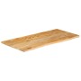 Tablero de mesa borde natural madera maciza mango 100x60x2,5 cm de , Tableros para mesas - Ref: Foro24-370454, Precio: 107,05...