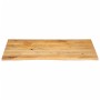 Tablero de mesa borde natural madera maciza mango 100x60x2,5 cm de , Tableros para mesas - Ref: Foro24-370454, Precio: 107,05...