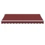 Toldo retráctil manual color burdeos 350x250 cm de , Toldos - Ref: Foro24-3215226, Precio: 459,34 €, Descuento: %