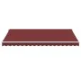 Toldo retráctil manual burdeos 450x300 cm de , Toldos - Ref: Foro24-3215224, Precio: 390,30 €, Descuento: %