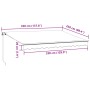 Toldo retráctil manual con luces LED burdeos 350x250 cm de , Toldos - Ref: Foro24-3215337, Precio: 267,92 €, Descuento: %