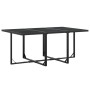 Juego de comedor de jardín 11 piezas textileno negro de , Conjuntos de jardín - Ref: Foro24-3295124, Precio: 452,71 €, Descue...