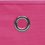 Cajas de almacenamiento con tapas 10 uds 28x28x28 cm rosa de vidaXL, Cestas para almacenaje - Ref: Foro24-325206, Precio: 54,...