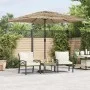 Sombrilla de jardín con poste de acero marrón 248x248x248 cm de , Sombrillas - Ref: Foro24-4005089, Precio: 114,01 €, Descuen...