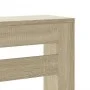 Cubierta de radiador madera color roble Sonoma 205x21,5x83,5 cm de , Accesorios para radiadores de calefacción - Ref: Foro24-...