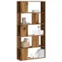 Librería 5 niveles madera color envejecido 80,5x23,5x162,5 cm de , Librerías y estanterías - Ref: Foro24-852778, Precio: 68,9...