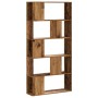 Librería 5 niveles madera color envejecido 80,5x23,5x162,5 cm de , Librerías y estanterías - Ref: Foro24-852778, Precio: 69,7...