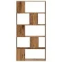 Librería 5 niveles madera color envejecido 80,5x23,5x162,5 cm de , Librerías y estanterías - Ref: Foro24-852778, Precio: 68,9...