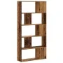 Librería 5 niveles madera color envejecido 80,5x23,5x162,5 cm de , Librerías y estanterías - Ref: Foro24-852778, Precio: 68,9...