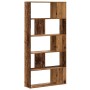 Librería 5 niveles madera color envejecido 80,5x23,5x162,5 cm de , Librerías y estanterías - Ref: Foro24-852778, Precio: 69,7...