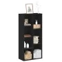 Estantería de madera de ingeniería negra 50x25x105 cm de , Librerías y estanterías - Ref: Foro24-852790, Precio: 59,83 €, Des...