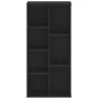 Estantería de madera de ingeniería negra 50x25x105 cm de , Librerías y estanterías - Ref: Foro24-852790, Precio: 59,83 €, Des...