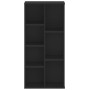 Estantería de madera de ingeniería negra 50x25x105 cm de , Librerías y estanterías - Ref: Foro24-852790, Precio: 60,78 €, Des...