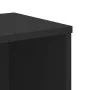 Estantería de madera de ingeniería negra 50x25x105 cm de , Librerías y estanterías - Ref: Foro24-852790, Precio: 59,83 €, Des...