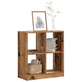 Estantería de madera ingeniería color envejecido 68,5x32x75 cm de , Librerías y estanterías - Ref: Foro24-852814, Precio: 50,...