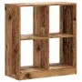 Estantería de madera ingeniería color envejecido 68,5x32x75 cm de , Librerías y estanterías - Ref: Foro24-852814, Precio: 50,...