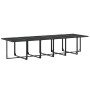 Juego de comedor de jardín 17 piezas textileno negro de , Conjuntos de jardín - Ref: Foro24-3295132, Precio: 795,09 €, Descue...