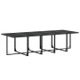 Juego de comedor de jardín 15 piezas textileno negro de , Conjuntos de jardín - Ref: Foro24-3295126, Precio: 709,52 €, Descue...