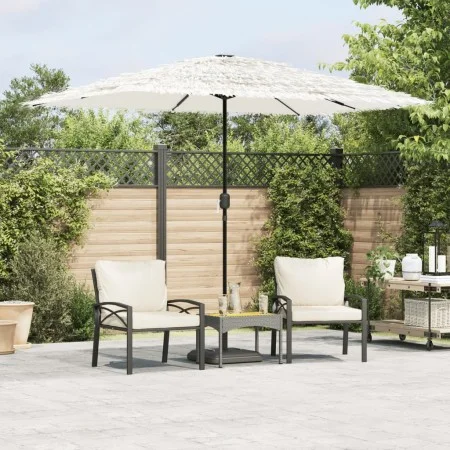 Sombrilla de jardín con poste de acero blanca 300x200x250 cm de , Sombrillas - Ref: Foro24-4005096, Precio: 104,74 €, Descuen...