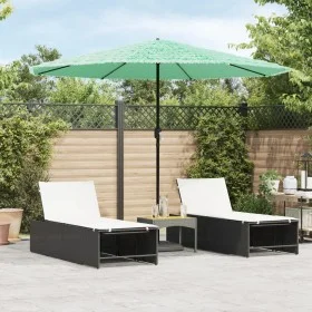 Sombrilla de jardín con poste de acero verde 324x324x247 cm by , Umbrellas - Ref: Foro24-4005111, Price: 111,40 €, Discount: %