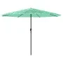 Sombrilla de jardín con poste de acero verde 324x324x247 cm de , Sombrillas - Ref: Foro24-4005111, Precio: 111,40 €, Descuent...