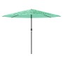 Sombrilla de jardín con poste de acero verde 324x324x247 cm de , Sombrillas - Ref: Foro24-4005111, Precio: 99,51 €, Descuento: %