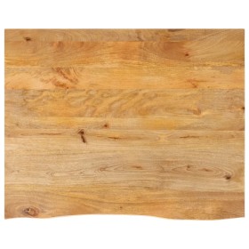 Tablero de mesa borde natural madera maciza mango 90x80x3,8 cm de , Tableros para mesas - Ref: Foro24-370507, Precio: 118,82 ...