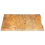 Tablero de mesa borde natural madera maciza mango 90x80x3,8 cm de , Tableros para mesas - Ref: Foro24-370507, Precio: 118,82 ...