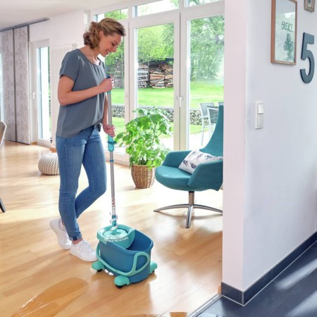 Leifheit Juego de fregona de disco Clean Twist Ergo Mobile de Leifheit, Fregonas - Ref: Foro24-433472, Precio: 79,56 €, Descu...