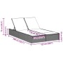 Tumbona doble con cojines ratán sintético gris claro de , Tumbonas - Ref: Foro24-368633, Precio: 269,12 €, Descuento: %