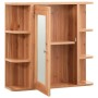 Armario de baño con espejo color roble 66x17x63 cm MDF de vidaXL, Tocadores de baño - Ref: Foro24-323603, Precio: 127,28 €, D...