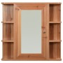 Armario de baño con espejo color roble 66x17x63 cm MDF de vidaXL, Tocadores de baño - Ref: Foro24-323603, Precio: 127,28 €, D...