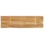 Tablero de mesa borde natural madera maciza mango 110x20x2,5 cm de , Tableros para mesas - Ref: Foro24-370421, Precio: 47,12 ...