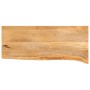 Tablero de mesa borde natural madera maciza mango 140x30x2,5 cm de , Tableros para mesas - Ref: Foro24-370435, Precio: 72,91 ...