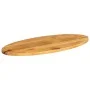 Tablero de mesa ovalado madera maciza de mango 110x40x2,5 cm by , Table tops - Ref: Foro24-370861, Price: 52,68 €, Discount: %