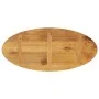 Tablero de mesa ovalado madera maciza de mango 110x40x2,5 cm by , Table tops - Ref: Foro24-370861, Price: 52,68 €, Discount: %