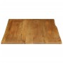 Tablero de mesa borde natural madera maciza mango 90x80x2,5 cm de , Tableros para mesas - Ref: Foro24-370771, Precio: 87,73 €...